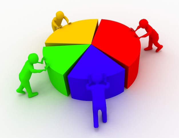 A pie chart visually representing a person's budget, with segments showing expenses like housing, food, transportation, and entertainment. The entertainment segment is being reduced in size.