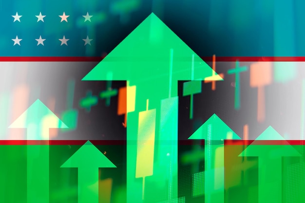 A graph illustrating the federal funds rate over the last year, showing a clear upward trend with the latest rate hike highlighted.