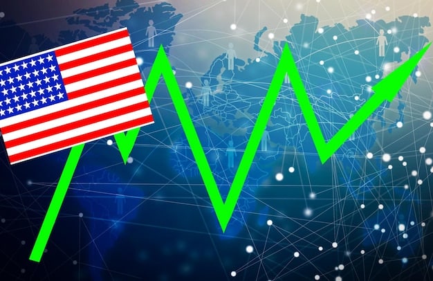 A split image comparing interest rate charts before and after the new Federal Reserve policy announcement, highlighting the changes visually. Incorporate the Federal Reserve logo subtly.