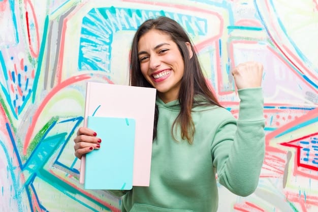 A student happily holding acceptance letters from multiple colleges, showcasing a range of options. The background is bright and positive, symbolizing future opportunities.