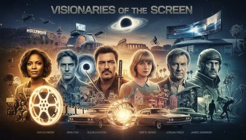 Seven influential Hollywood directors and producers shaping the future of entertainment.